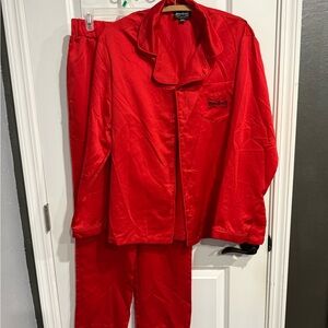 Snoop Dogg Satin like Red Men's Pajama Set